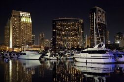 San Diego skyline at night