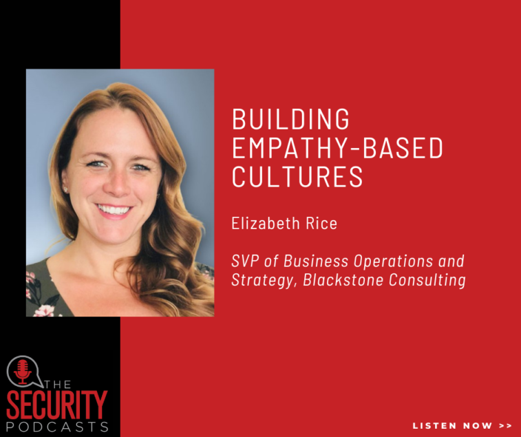 Listen to Elizabeth Rice, SVP of Business Operations and Strategy at Blackstone Consulting talk workplace culture
