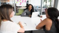 employees in conference room