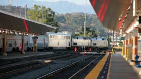 train in train station