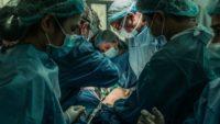 surgery staff in operating room