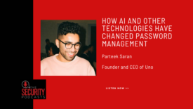 Parteek Saran headshot and podcast title