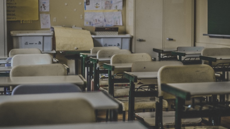 empty school desks