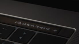 keyboard with touch ID