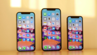 Three iPhones