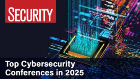 Banner that reads "Top Cybersecurity Conferences in 2025"