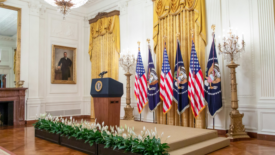 Presidential podium