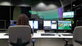 Woman working on computer