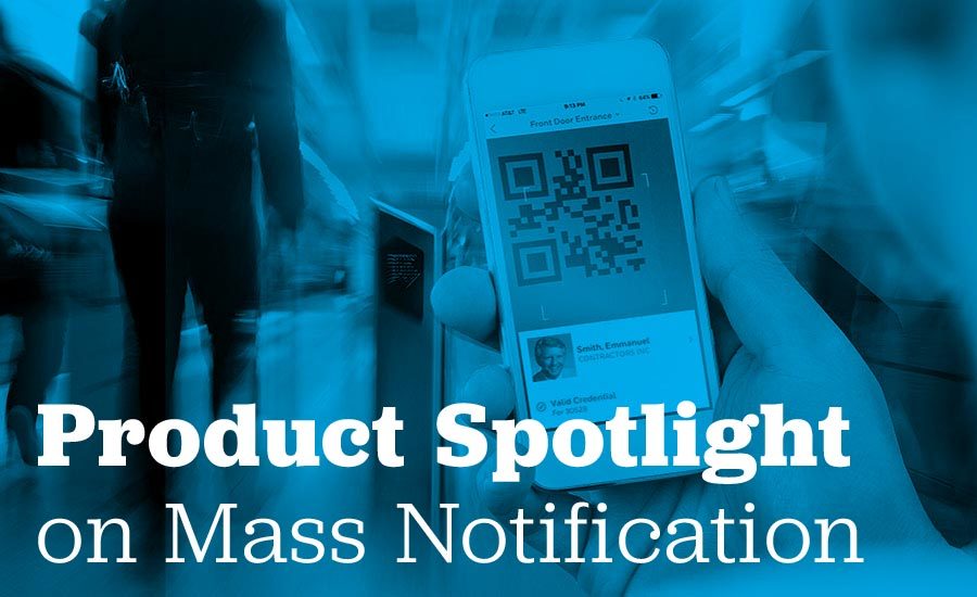 Product spotlight on mass notification
