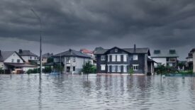 flooded street