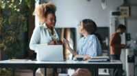 Woman being mentored