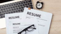 Resume and laptop