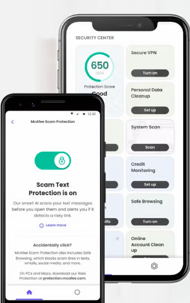 McAfee scam protection